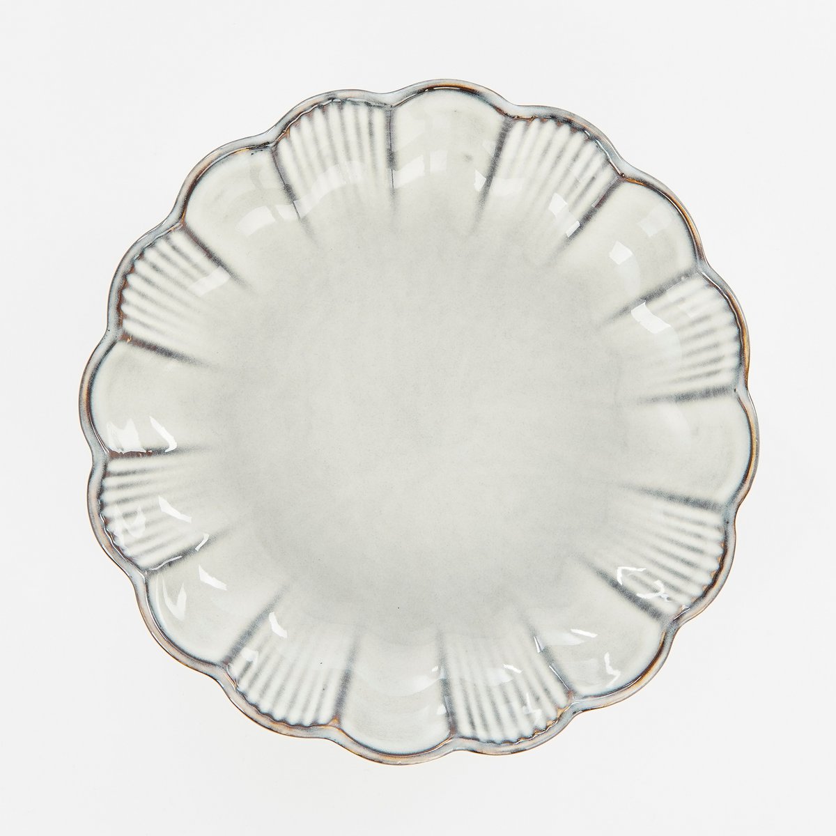 Korfu-Schüssel – H5 x Ø18,5 cm – Keramik – Grau