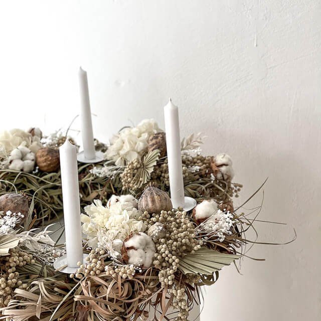 Adventskranz Trockenblumen "Extraordinary"