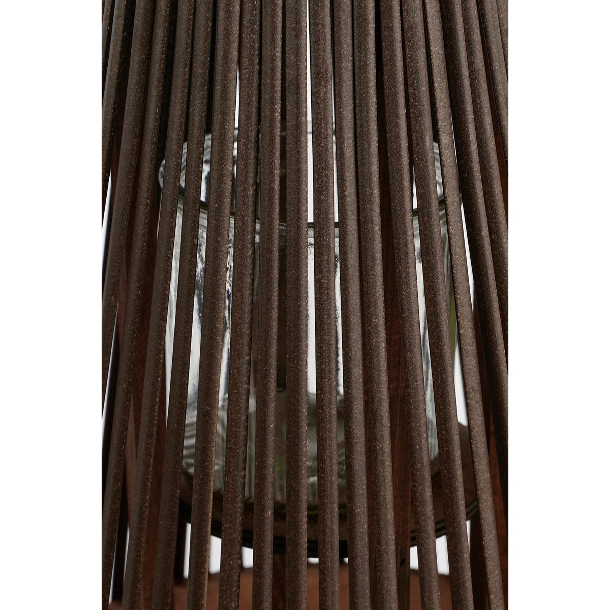Cosmo Laterne – H45 x Ø15 cm – Recyceltes Polyester – Dunkelbraun