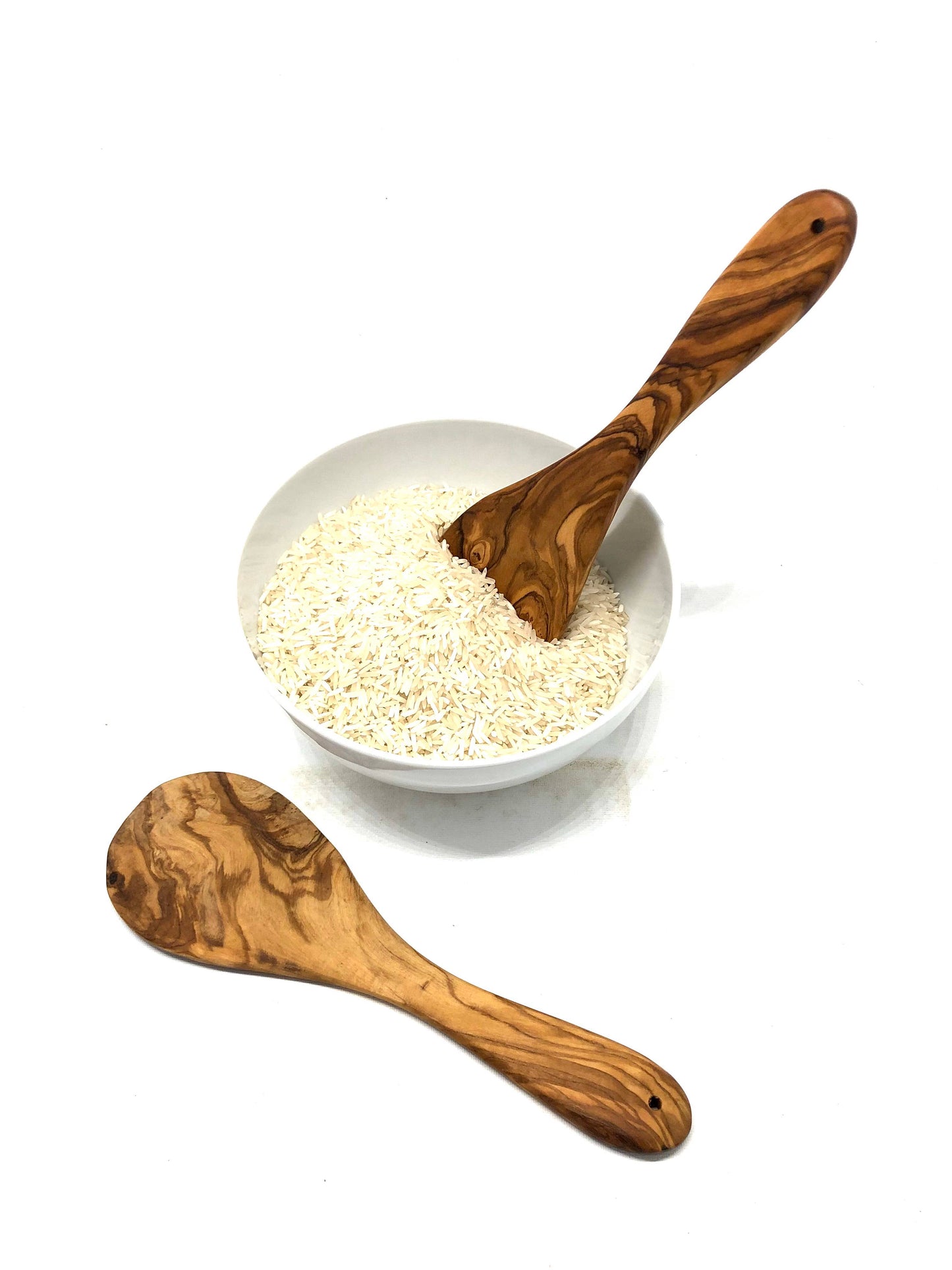 Reislöffel aus Olivenholz