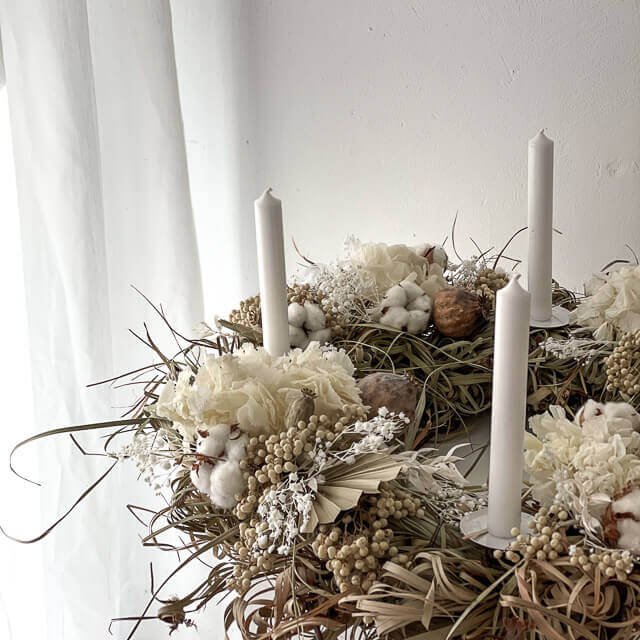 Adventskranz Trockenblumen "Extraordinary"