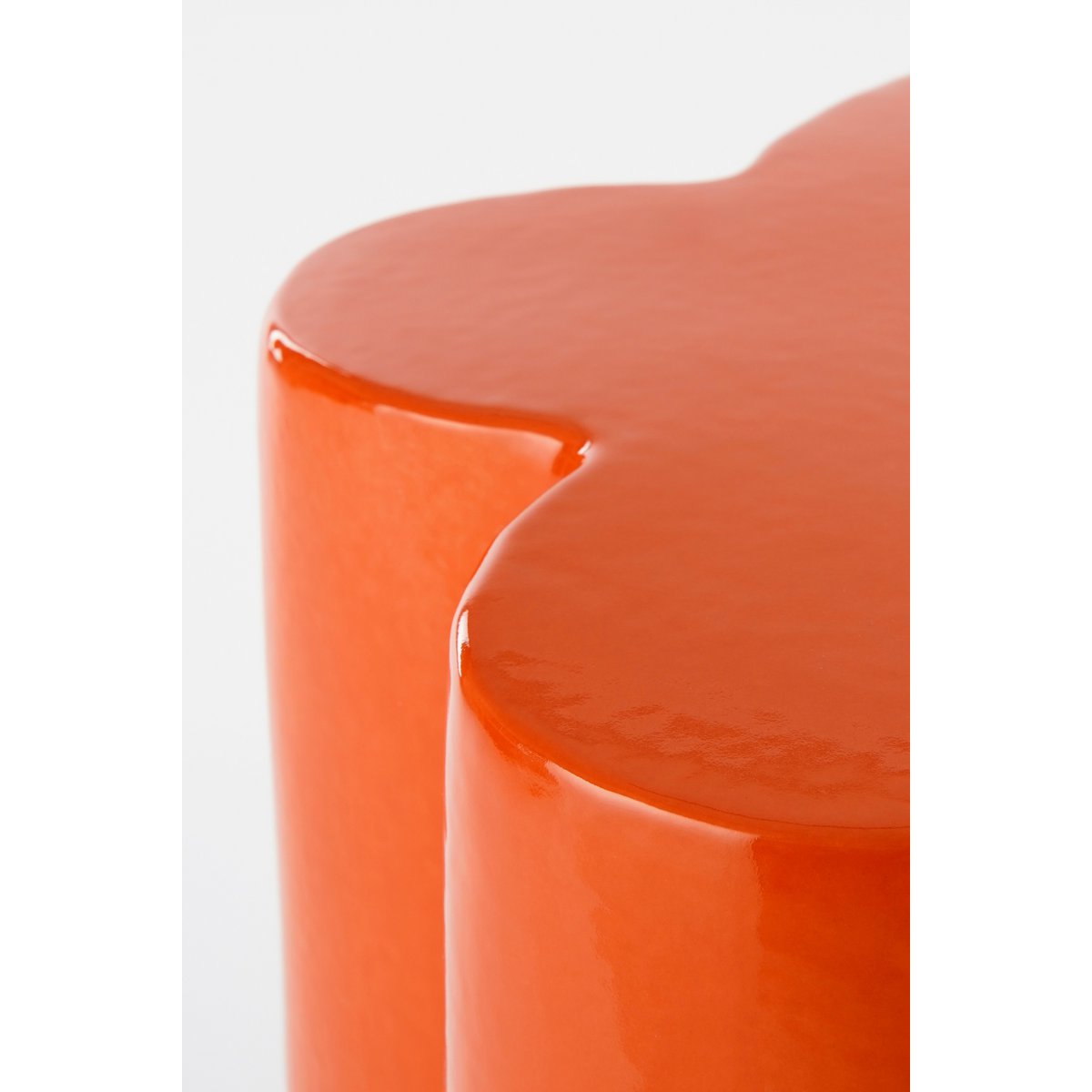 Aita Beistelltisch – H45 x Ø35 cm – Keramik – Orange