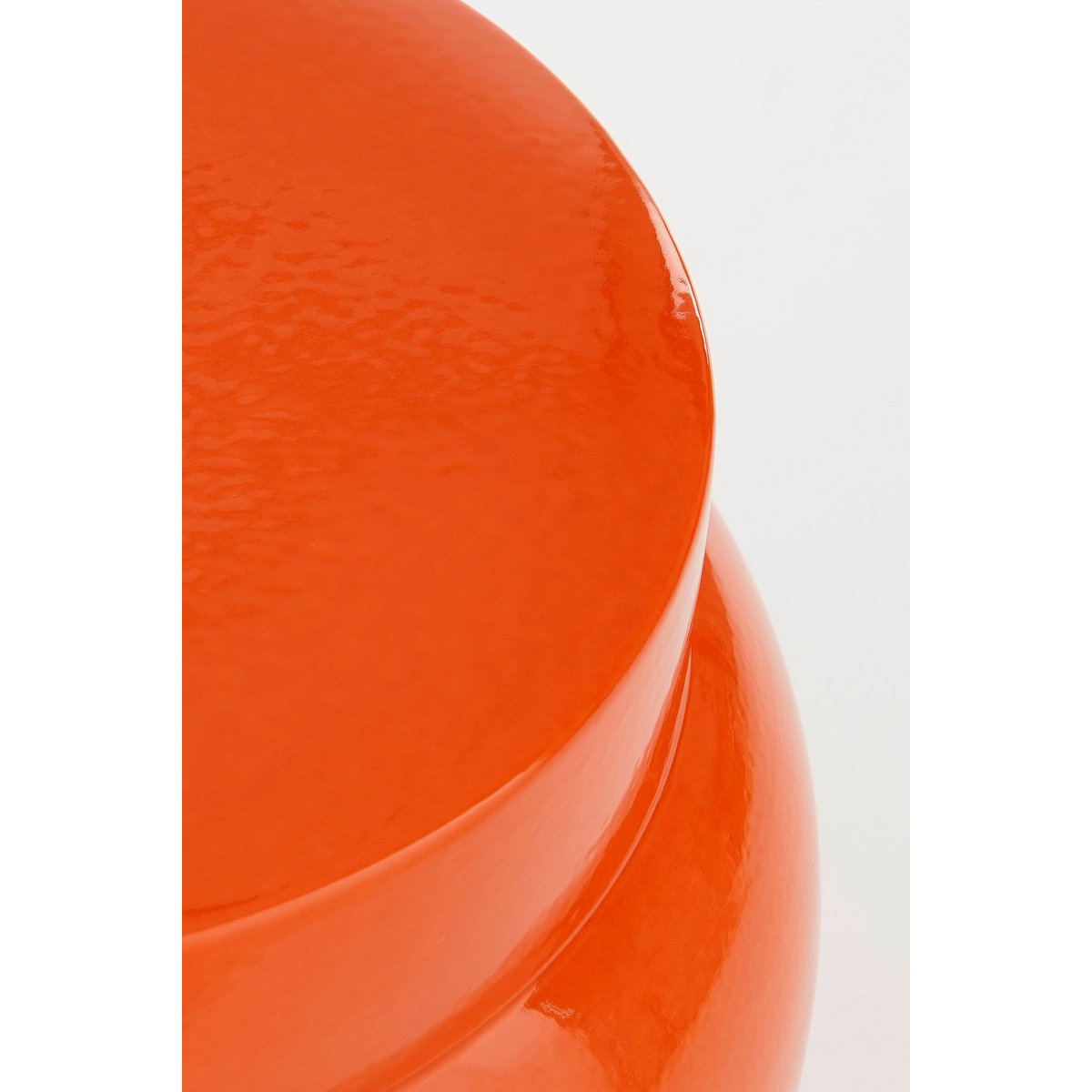 Vendi Beistelltisch – H40 x Ø35 cm – Keramik – Orange
