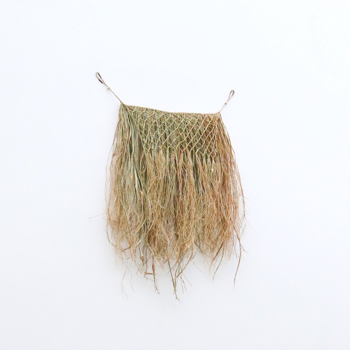 Tropischer Wandbehang, Wanddekoration, 65 cm, handgewebt aus Bast HATI