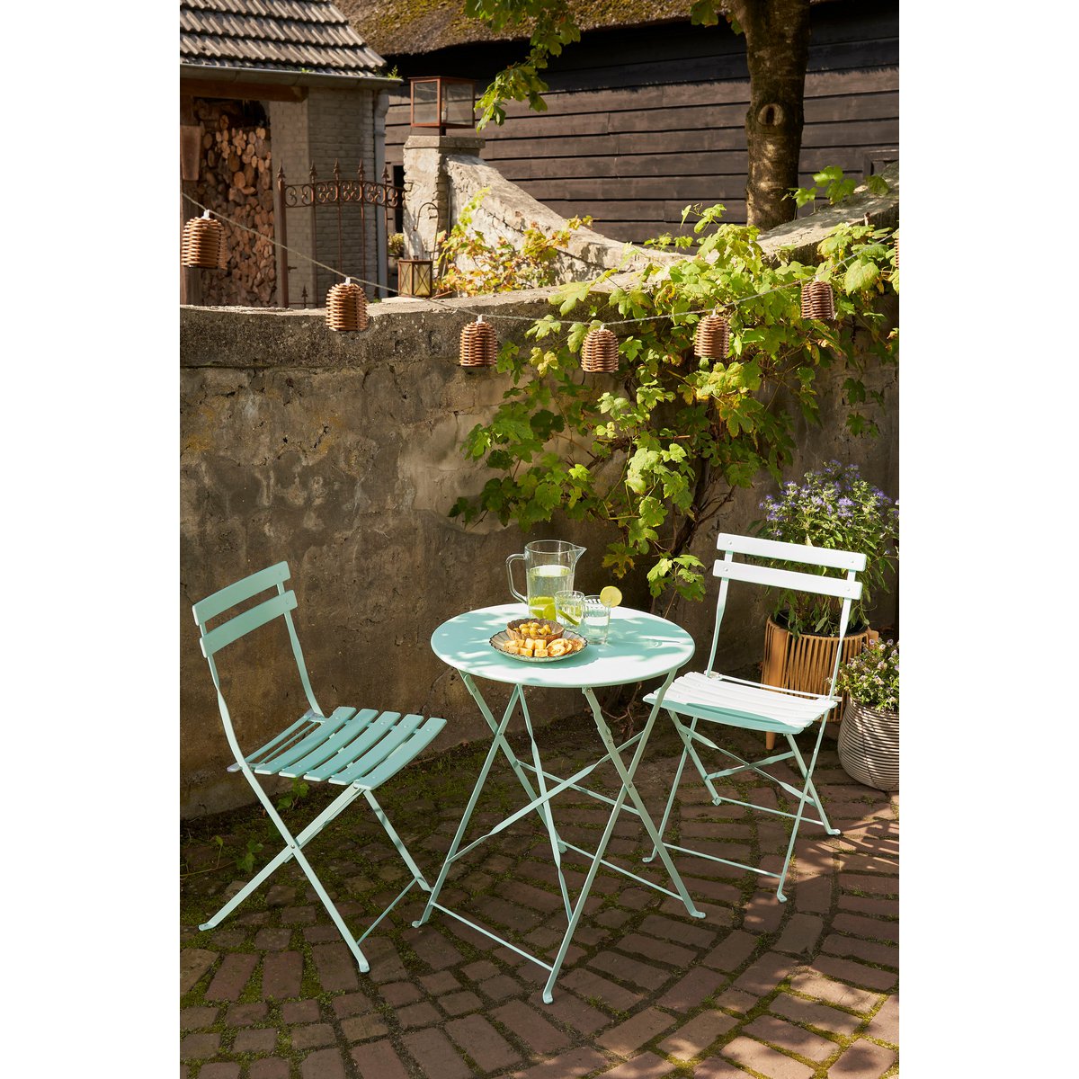 Corfu Frühstücksteller – H2,5 x Ø21 cm – Keramik – Grau