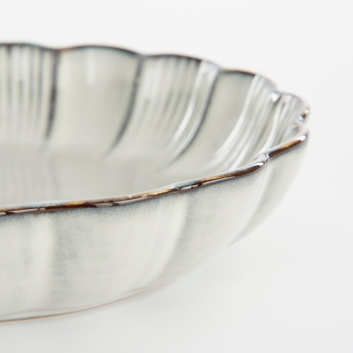 Korfu-Schüssel – H5 x Ø18,5 cm – Keramik – Grau