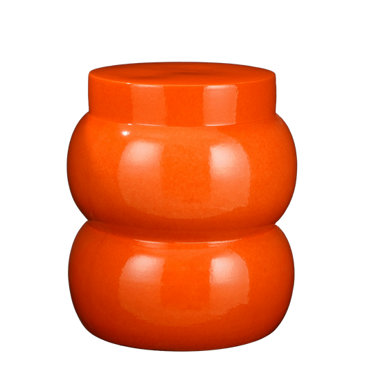 Vendi Beistelltisch – H40 x Ø35 cm – Keramik – Orange
