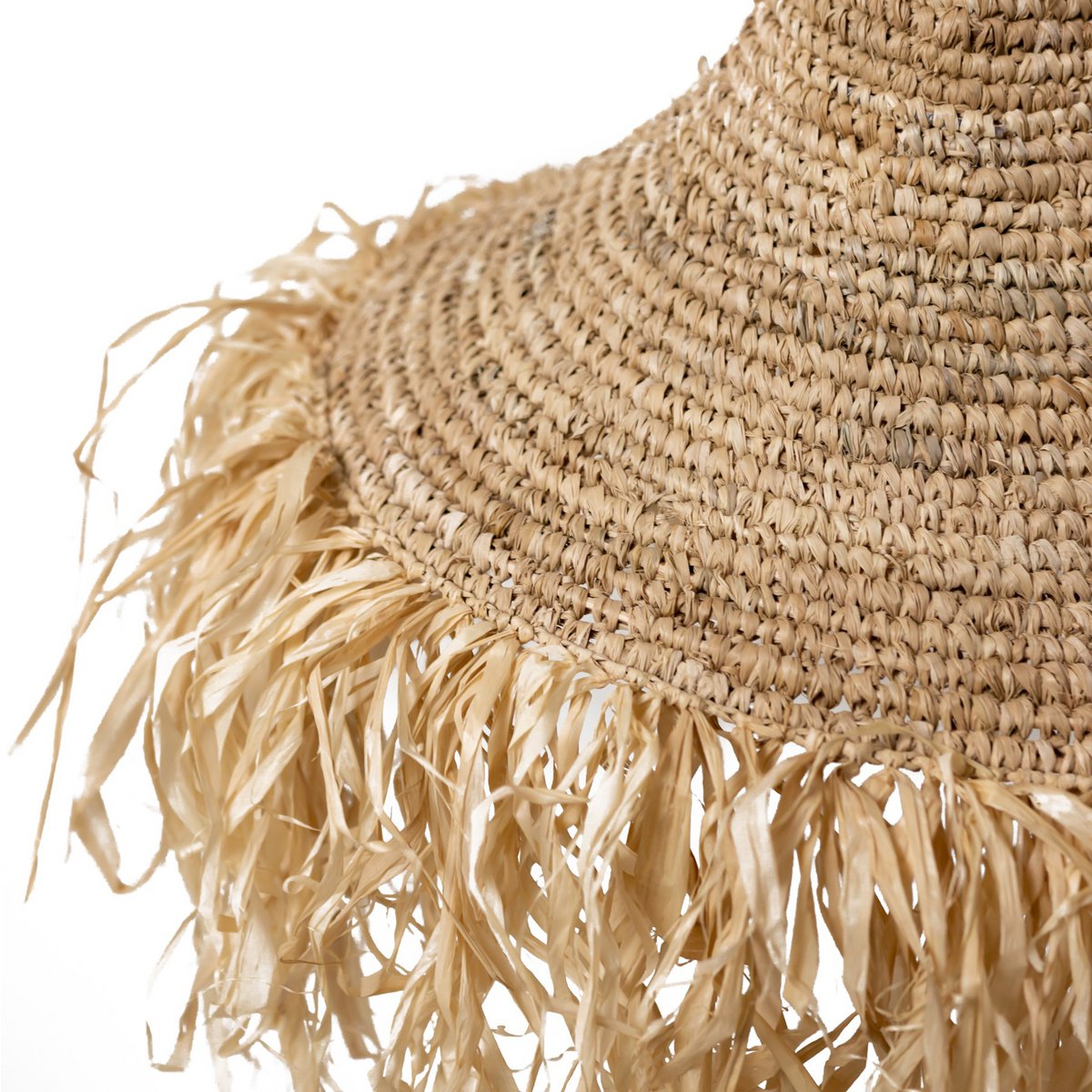 Raffia-Lampe | Lampenschirm RUMBAI