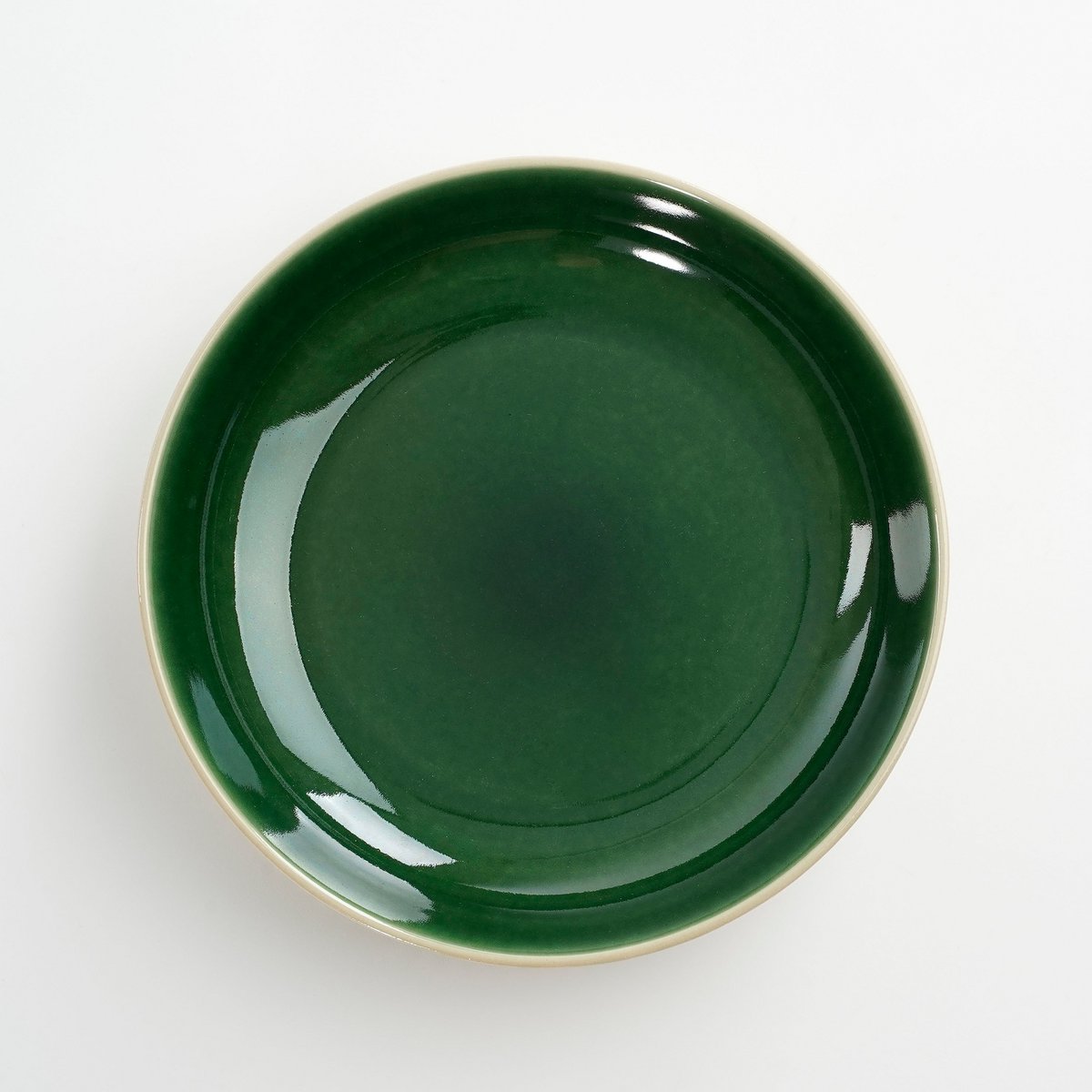 Elice tiefer Teller – Ø22 cm – Keramik – Grün