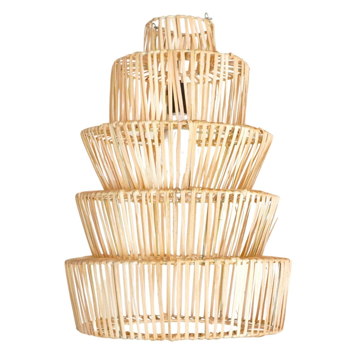 Rattanlampe mit außergewöhnlichem Design | Lampenschirm | Pendelleuchte MULIA