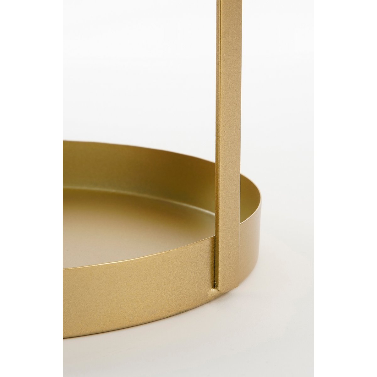 Etagere 2-stöckig – H41 x Ø25 cm – Metall – Gold