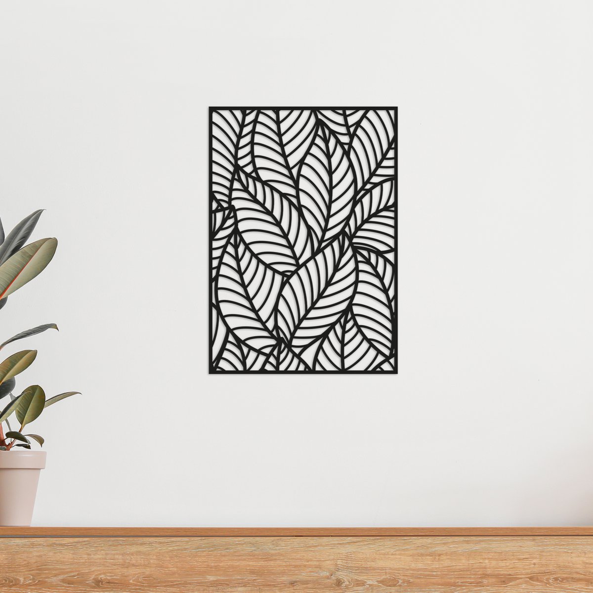 FRAMED  |  Leaves everywhere  |  A3