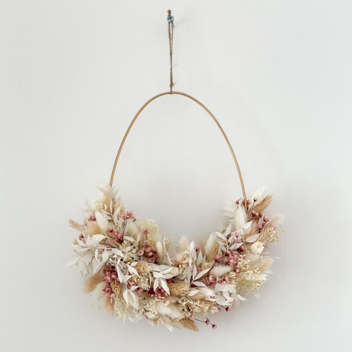 Trockenblumenkranz Osterei