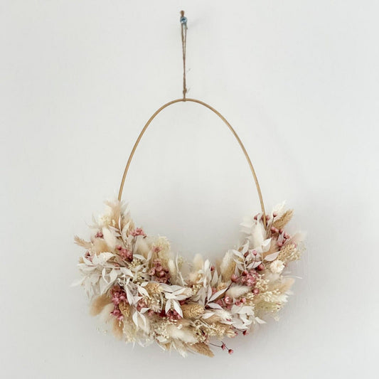 Trockenblumenkranz Osterei