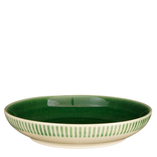 Elice tiefer Teller – Ø22 cm – Keramik – Grün