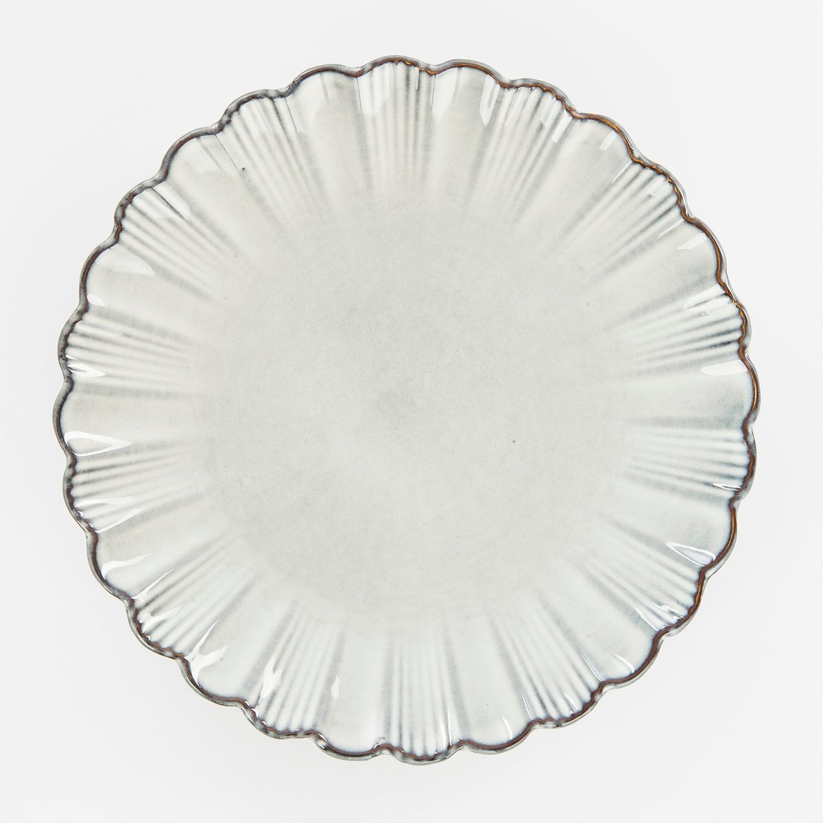 Korfu Speiseteller – H2,5 x Ø26,5 cm – Keramik – Grau