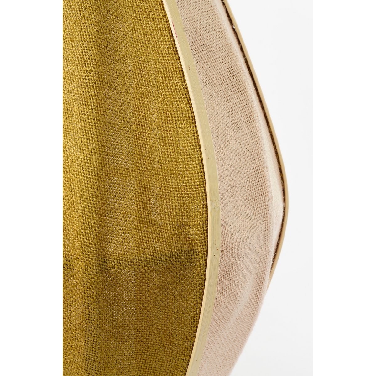 Roger Laterne - H45 x Ø32 cm - Jute - Beige, Braun
