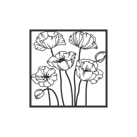 FRAMED  |  Poppy´s  |  28,5 x 28,5 cm
