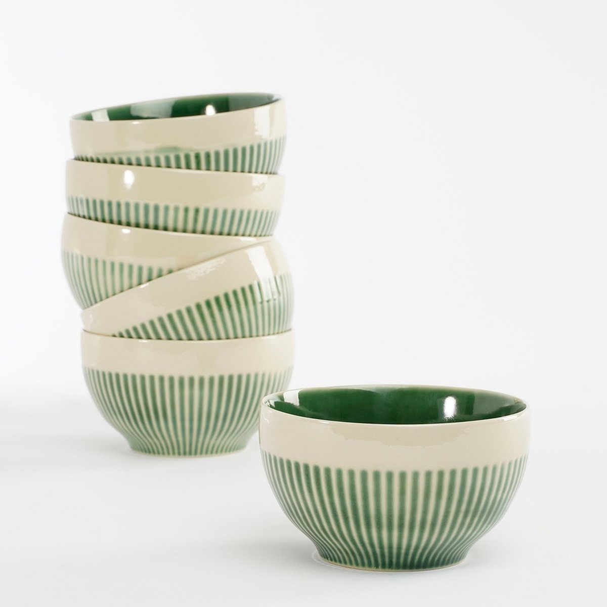 Elice Schüssel - Ø14 cm - Keramik - Grün