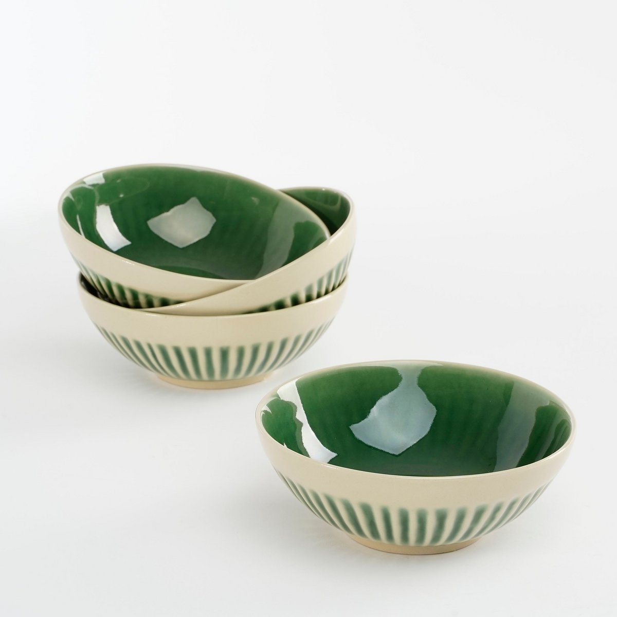 Elice Schüssel – Ø16,5 cm – Keramik – Grün