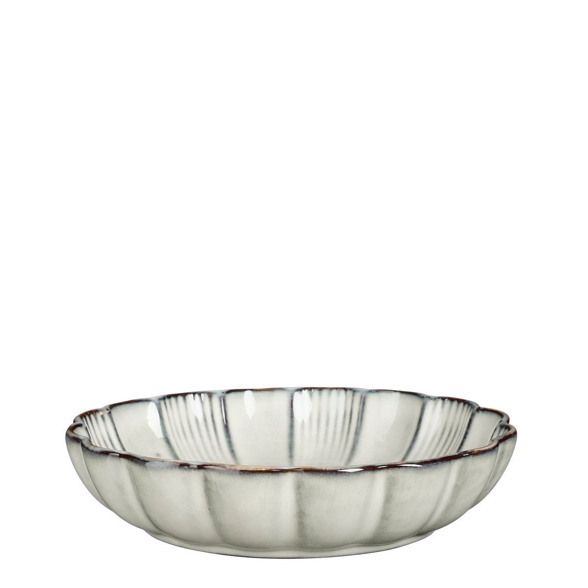 Korfu-Schüssel – H5 x Ø18,5 cm – Keramik – Grau