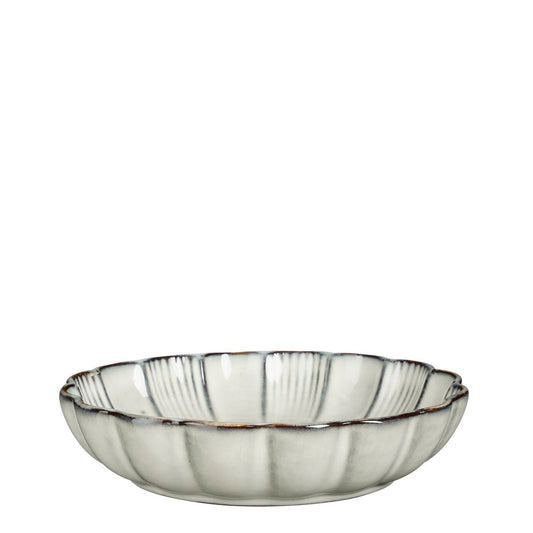 Korfu-Schüssel – H5 x Ø18,5 cm – Keramik – Grau