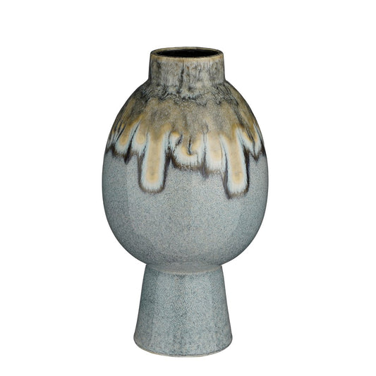 Helma Vase - H38 x Ø22 cm - Blau