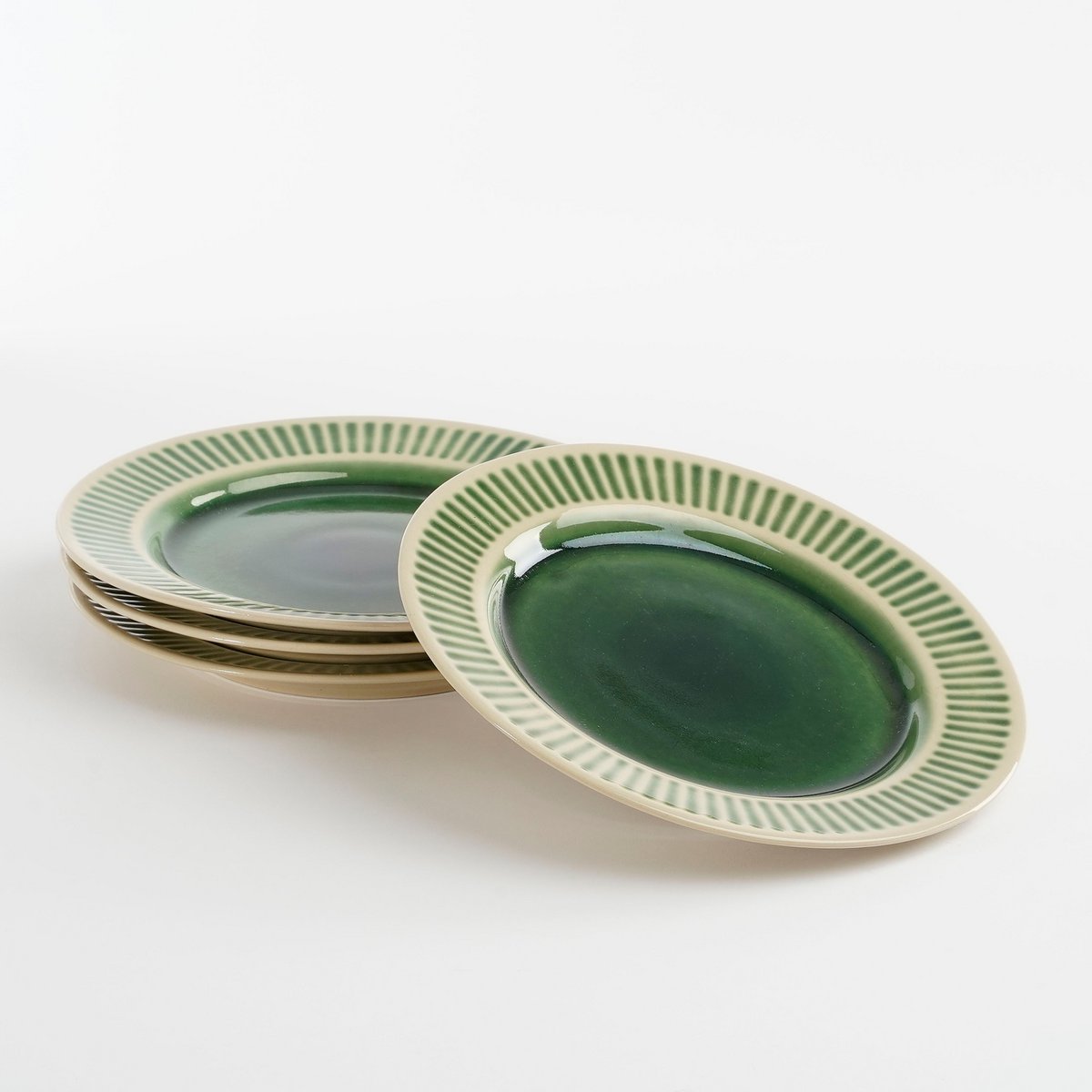 Elice Frühstücksteller – Ø21,5 cm – Keramik – Grün