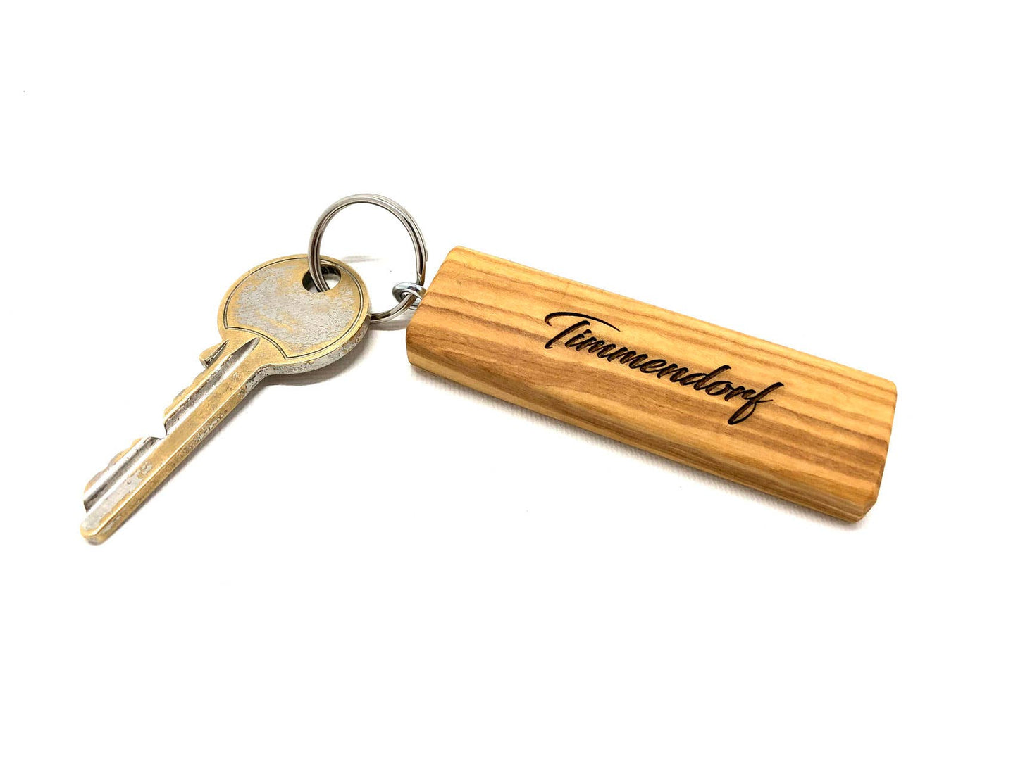 Schlüsselanhänger Olivenholz Stab