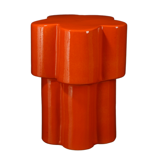 Aita Beistelltisch – H45 x Ø35 cm – Keramik – Orange